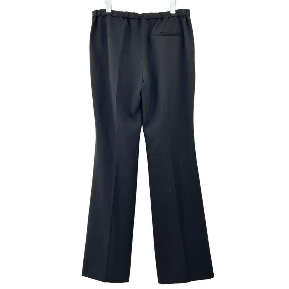 Theory Demitria Admiral Crepe Trousers - Black Pull On Mid Rise Pants sz 12 - Picture 5 of 12